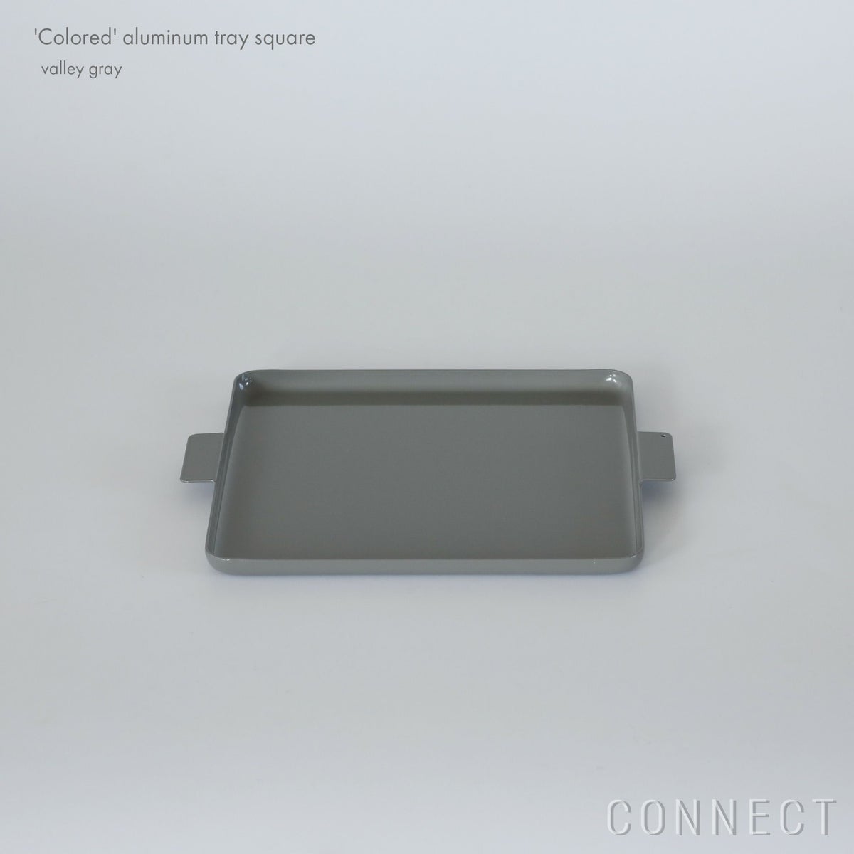 yumiko iihoshi porcelain （イイホシユミコ） / 'Colored' aluminum tray（カラード アルミニウム トレ－） / スクエア