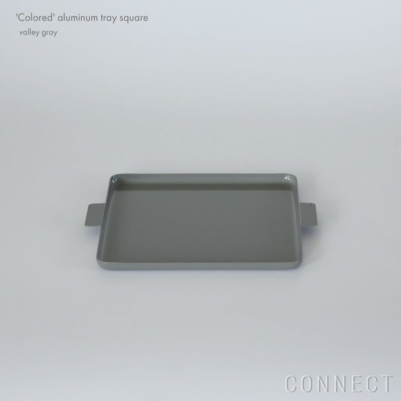 yumiko iihoshi porcelain （イイホシユミコ） / 'Colored' aluminum tray（カラード アルミニウム トレ－） / スクエア