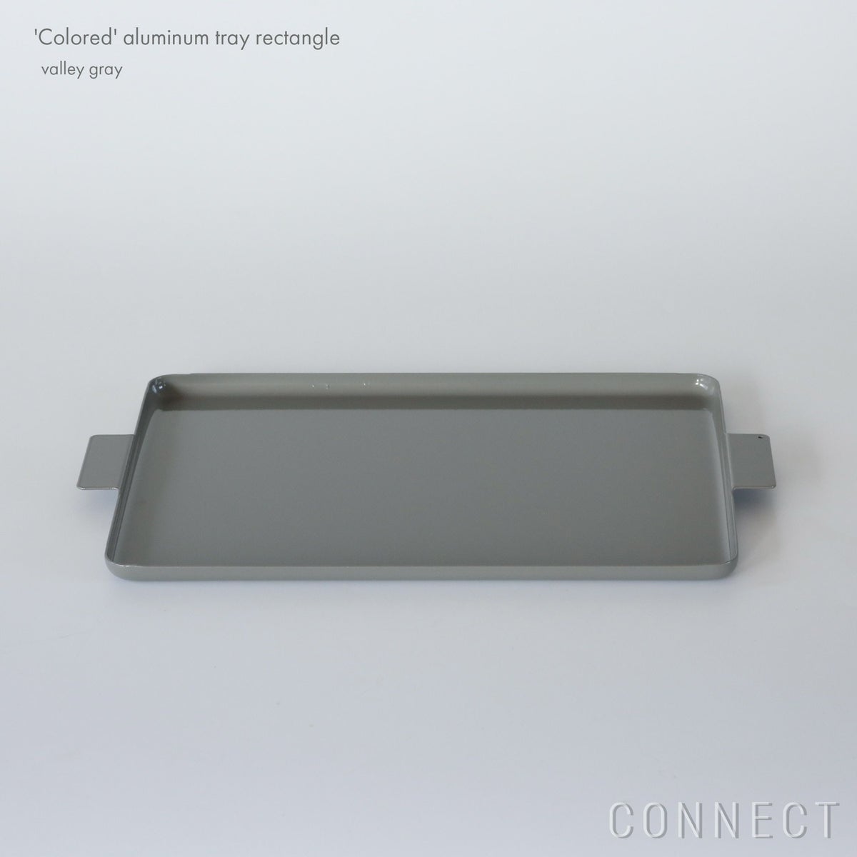 yumiko iihoshi porcelain （イイホシユミコ） / 'Colored' aluminum tray（カラード アルミニウム トレ－） / レクタングル