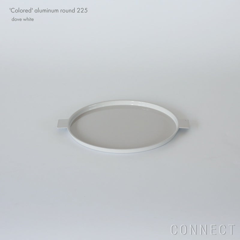 yumiko iihoshi porcelain （イイホシユミコ） / 'Colored' aluminum tray（カラード アルミニウム トレ－） / ラウンド 225