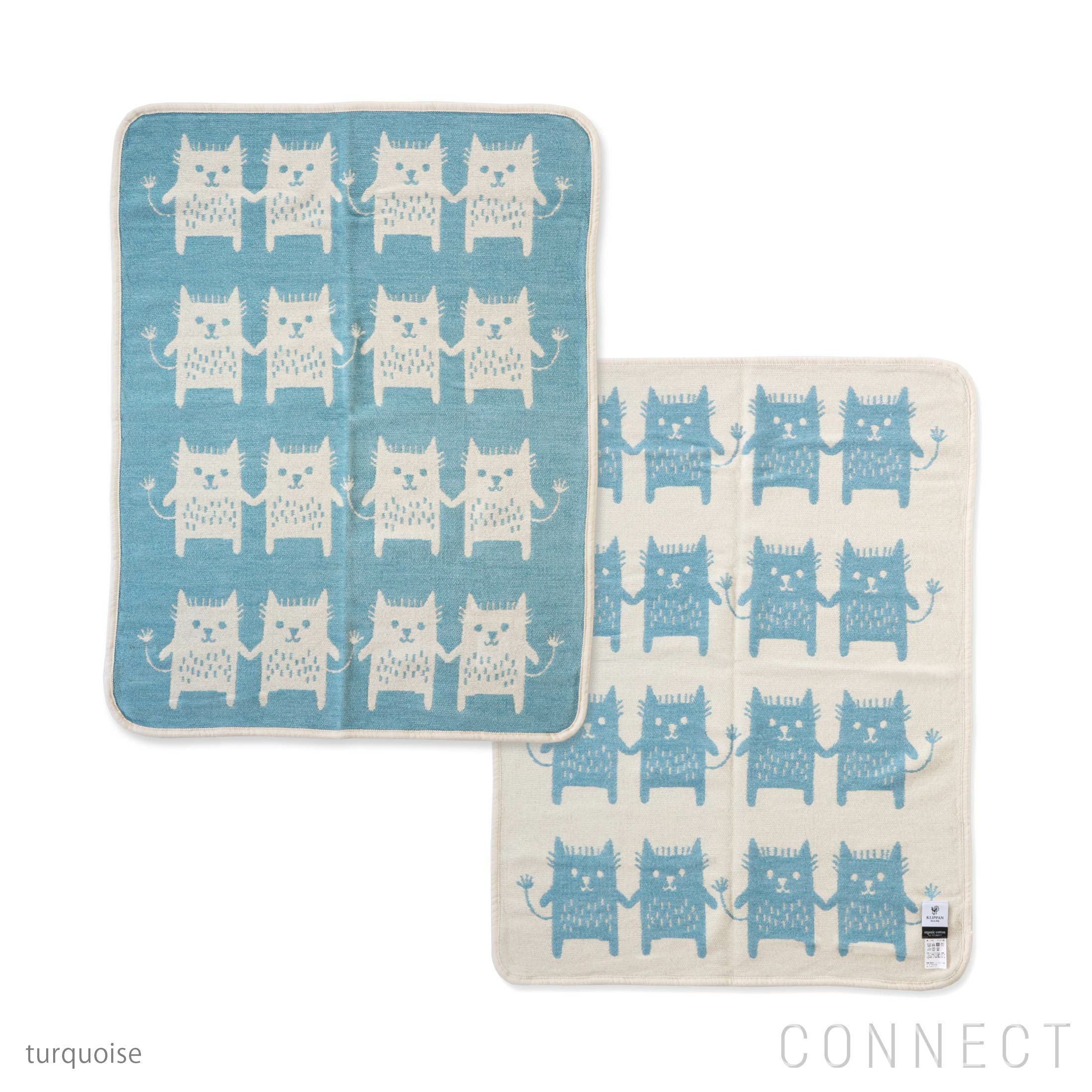 KLIPPAN（クリッパン） / コットンブランケット ボブキャット / ミニサイズ 70×90cm