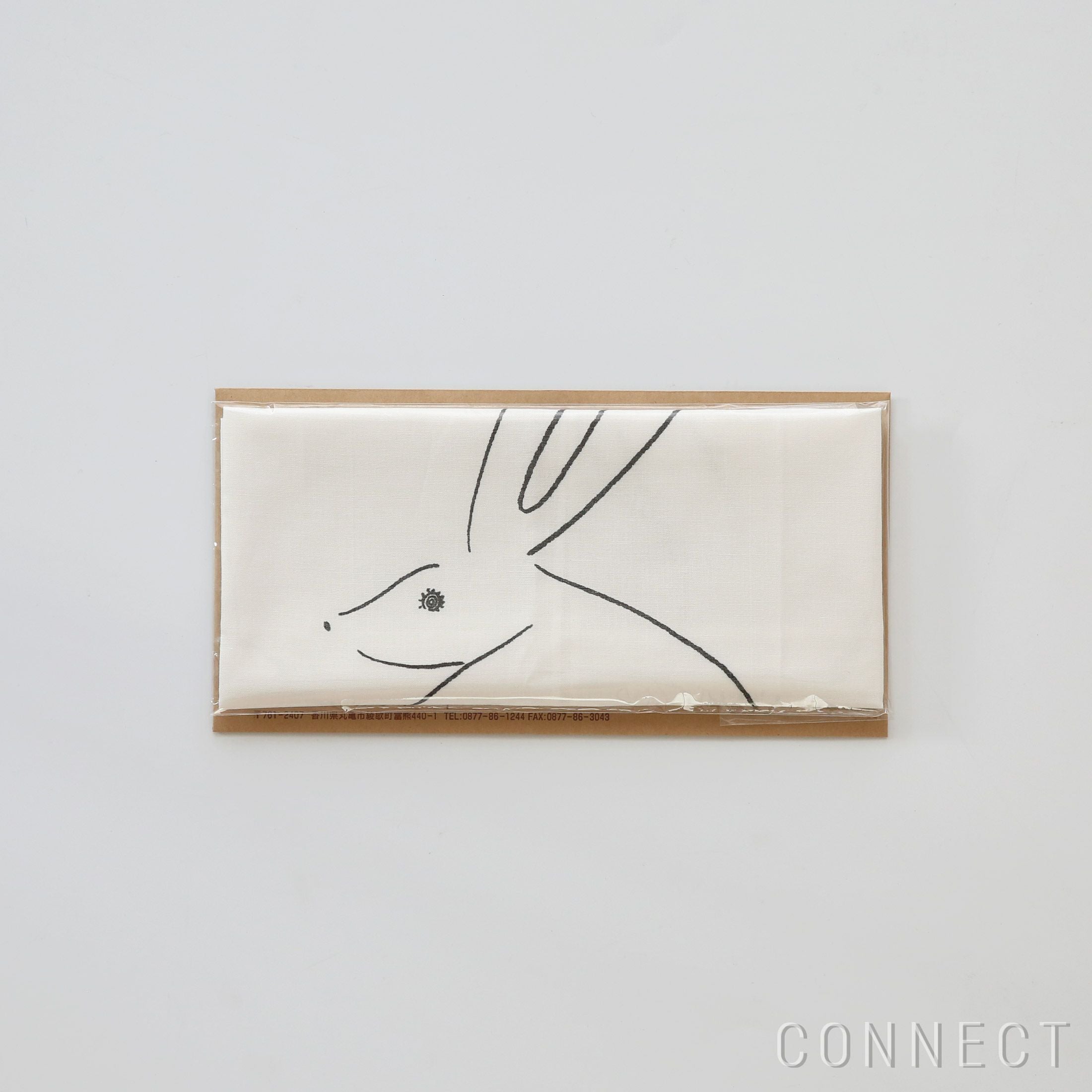 販売終了］【数量限定】山口一郎描きおろし / 卯（うさぎ）ハンカチ