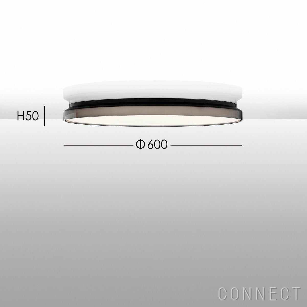 FLOS（フロス） / CLARA（クララ） / スモーキーグレー / シーリングライト【要電気工事】