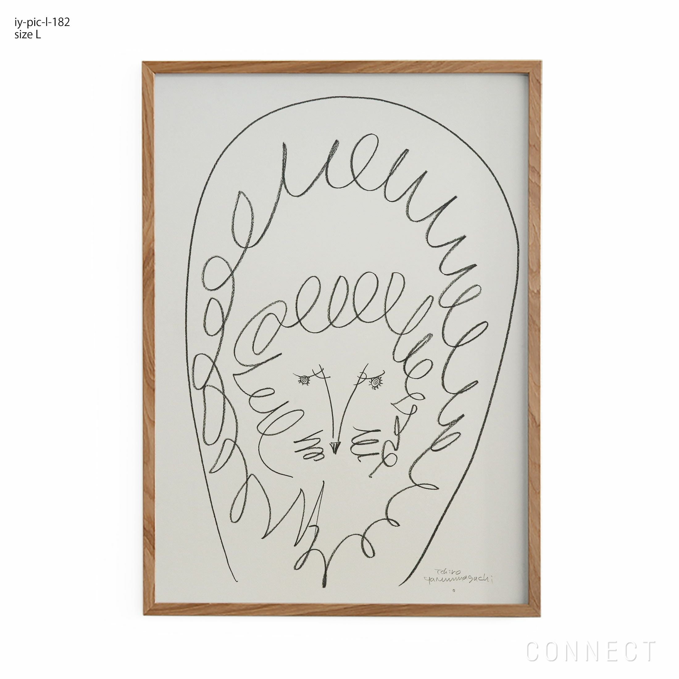 【9999】ヒョウのイラスト　山口一郎　絵のみフレーム無 画家 山口 一郎 絵 通販 | CONNECT