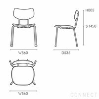 CARL HANSEN & SON（カール・ハンセン＆サン） / VLA26T VEGA CHAIR（ヴェガチェア） / オーク材・ブラック塗装 / ダイニングチェア