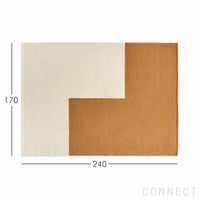 HAY（ヘイ） / ETHAN COOK FLAT WORKS（イーサン クック フラット ワークス） / ブラウンL / 170×240cm / ラグ