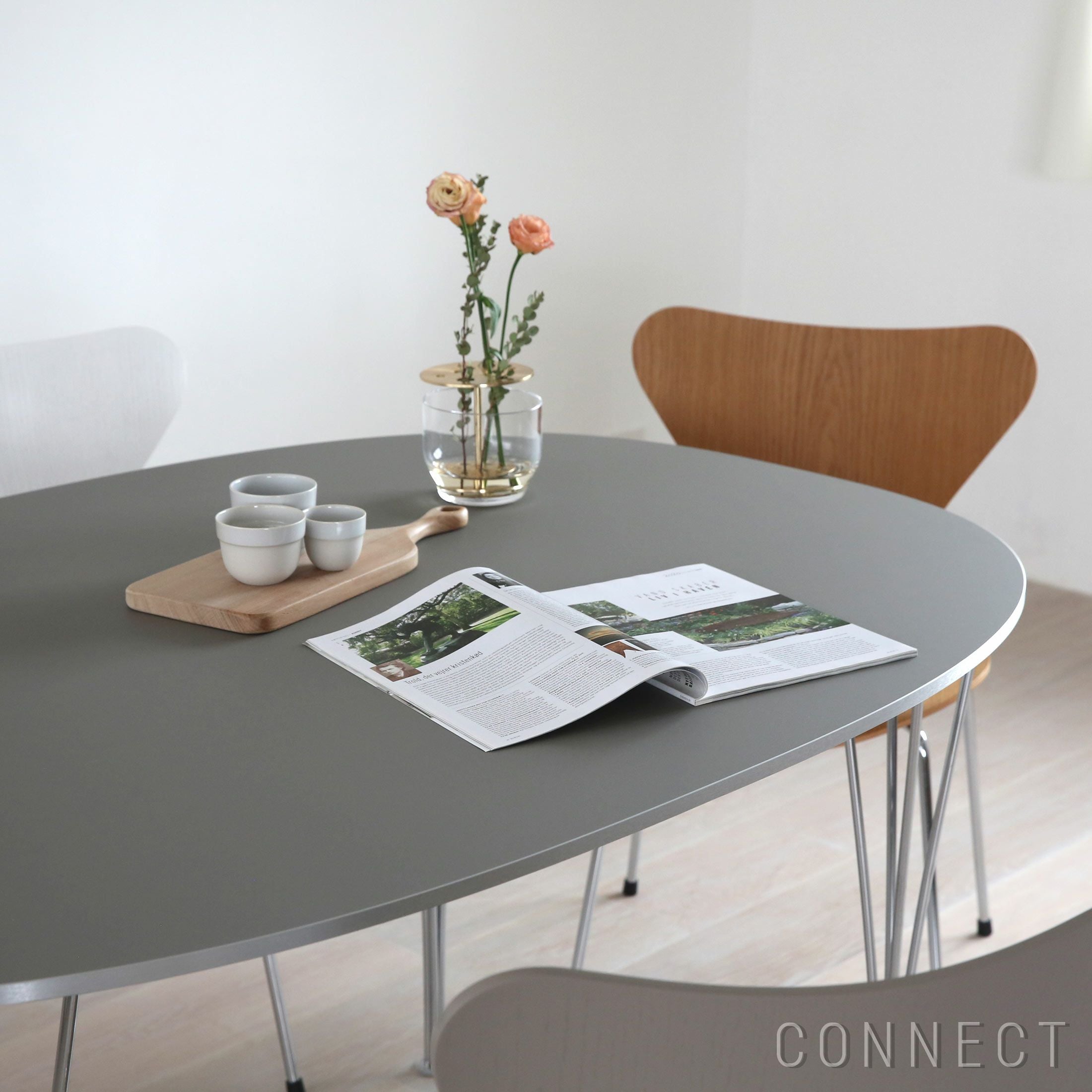Pinage fritz hansen　フリッツ　ハンセン　グレー　テーブル ダイニングルームCP対象】FRITZ HANSEN（フリッツ・ハンセン） / TABLE