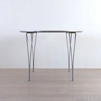 FRITZ HANSEN（フリッツ・ハンセン） / TABLE SERIES（テーブルシリーズ）B616 / スーパー楕円テーブル / グレー / クローム脚