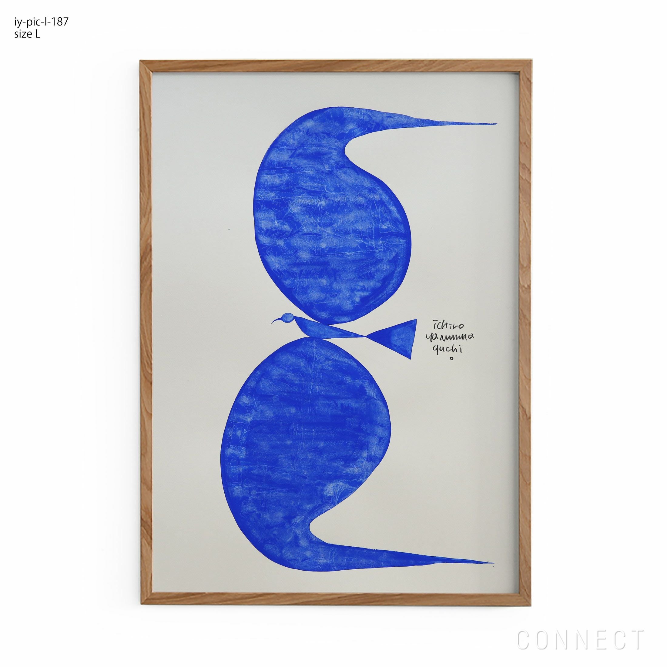 販売終了］【 数量限定 】山口一郎 シルクスクリーン 「Blue Bird