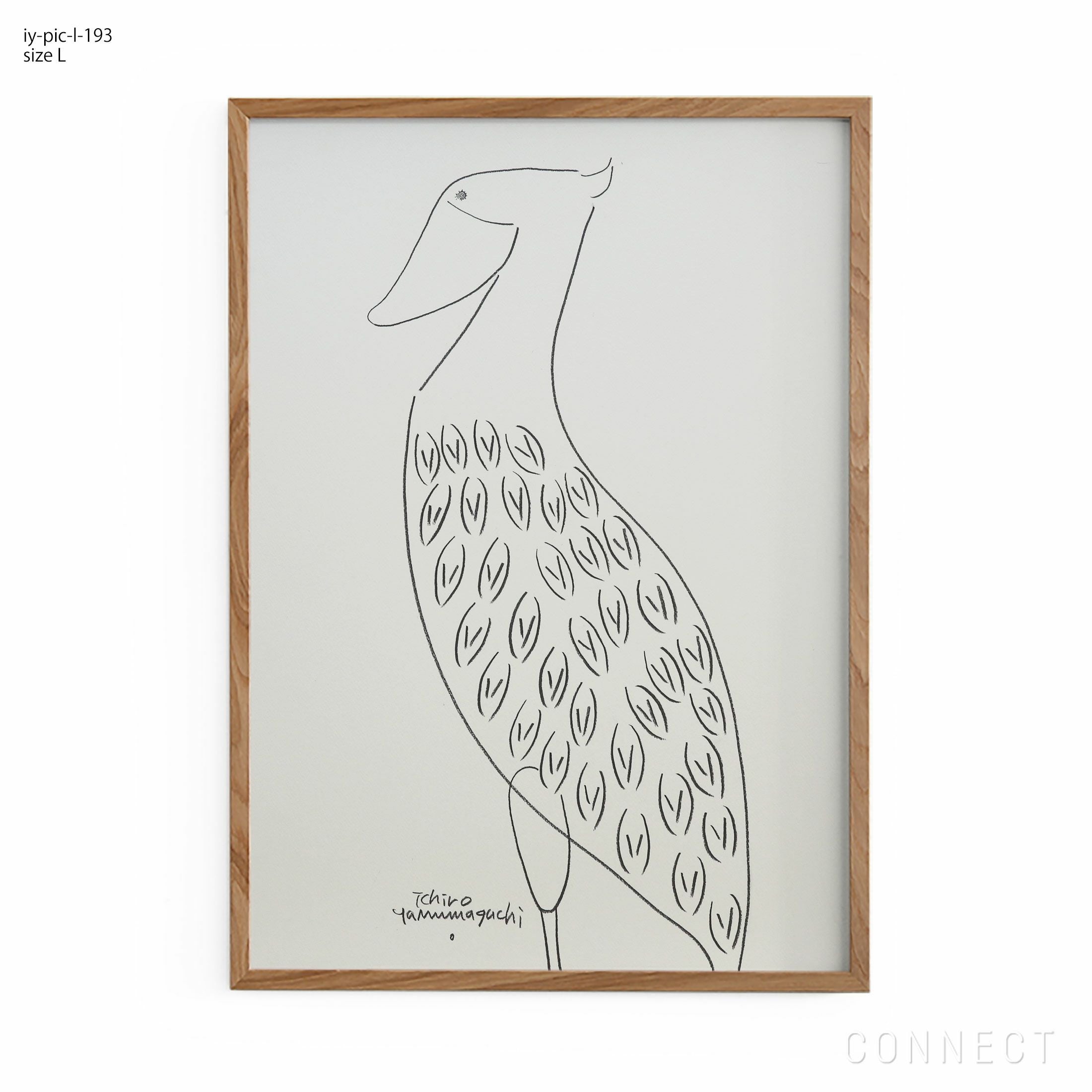 販売終了］山口一郎 / Lサイズ / ハシビロコウ / iy-pic-l-193 | CONNECT