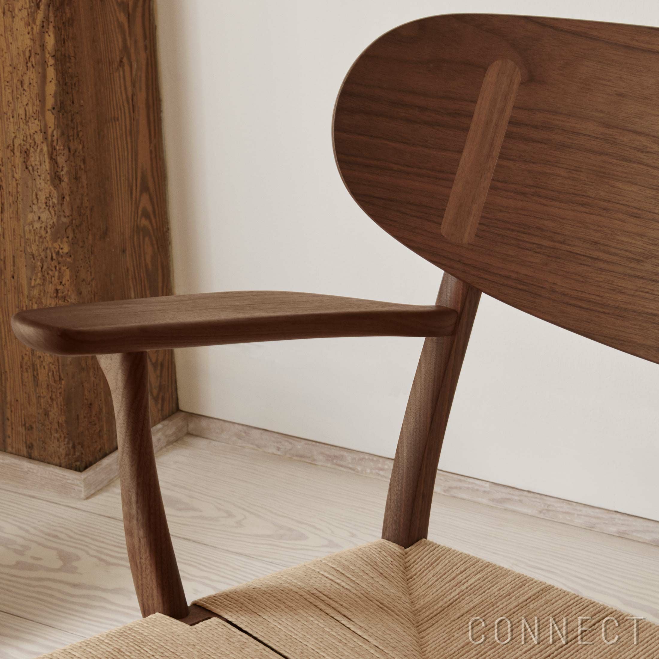カール・ハンセン＆サン　CH22 ウォルナット（埋木：ウォルナット） ポイント10倍】CARL HANSEN & SON（カール・ハンセン＆サン） / CH22