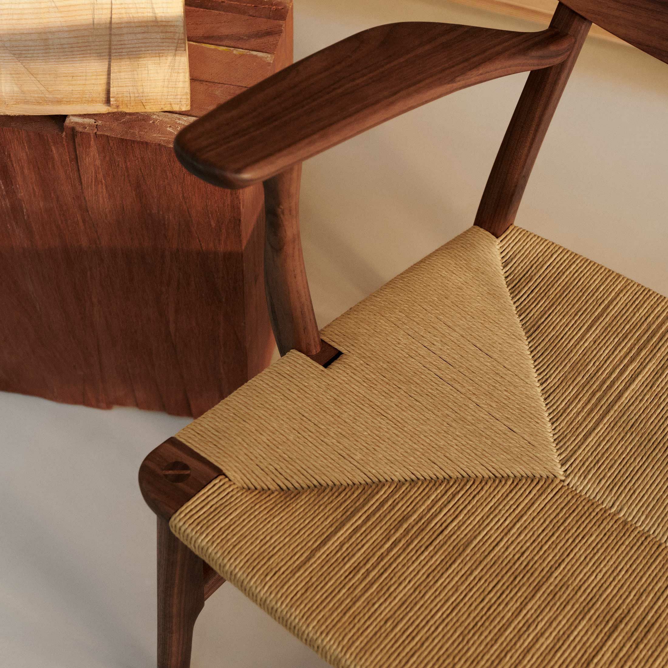 カール・ハンセン＆サン　CH22 ウォルナット（埋木：ウォルナット） ポイント10倍】CARL HANSEN & SON（カール・ハンセン＆サン） / CH22