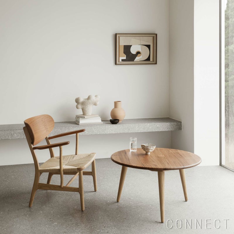 CARL HANSEN & SON（カール・ハンセン＆サン） / CH008 / チーク材・オーク材・オイル仕上げ / φ78cm / コーヒーテーブル