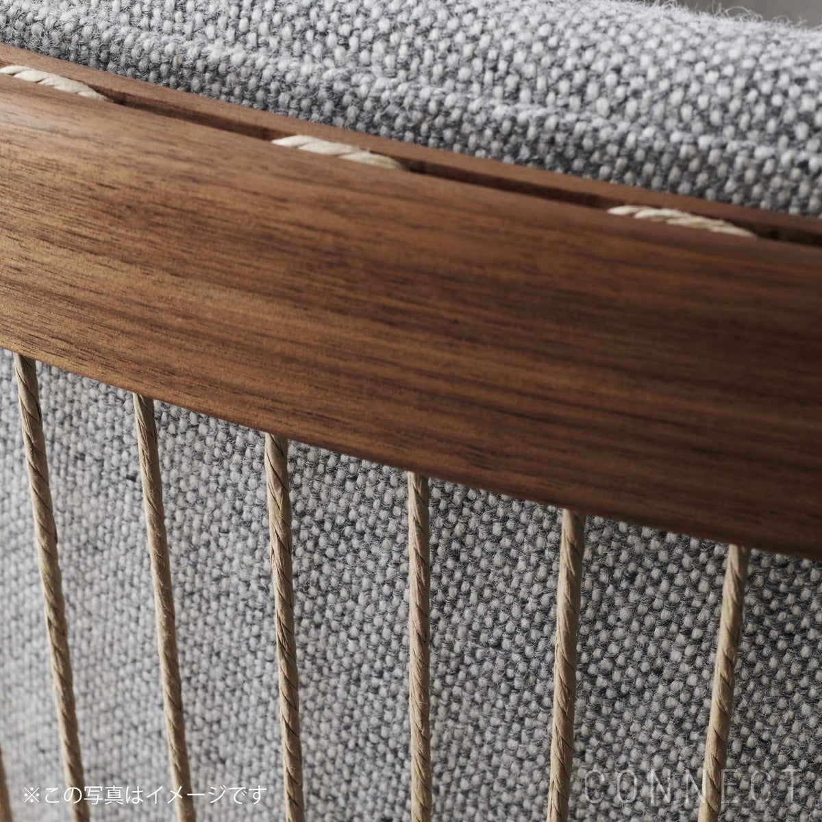 CARL HANSEN & SON （カール・ハンセン＆サン） / RF1903 SIDEWAYS SOFA（サイドウェイ・ソファ） / ウォルナット材・オイル仕上げ / Baru 0780 / 2人掛け