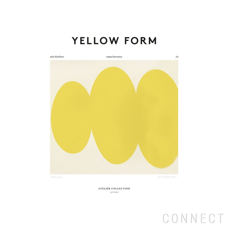THE POSTER CLUB（ザ・ポスタークラブ） / Emma Lawrenson（エマ・ローレンソン） / Yellow Form 50×70cm