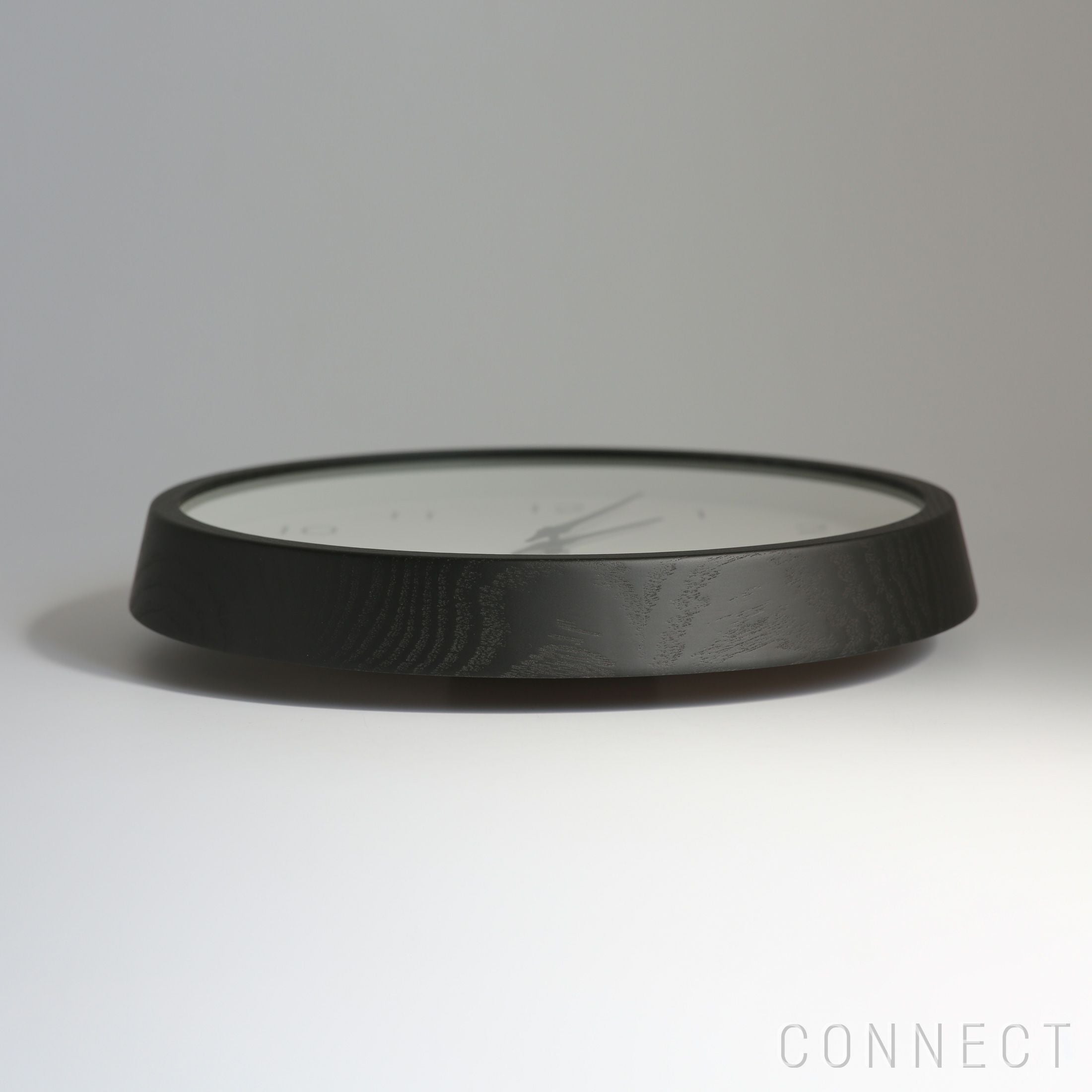 Lemnos（レムノス） / Campagne（カンパーニュ） ブラック / オーク・ウレタン塗装 掛け時計 電波時計【CONNECT別注】