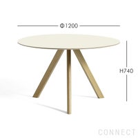 HAY（ヘイ） / CPH 20 ROUND（ラウンド） / Φ120cm / オフホワイトリノリウム / テーブル