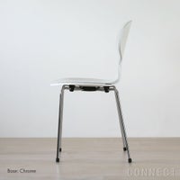 FRITZ HANSEN（フリッツ・ハンセン） / ANT（アリンコチェア） / ホワイト / カラードアッシュ / Hallingdal 110（ハリンダル）ホワイトグレー / フロントパディング