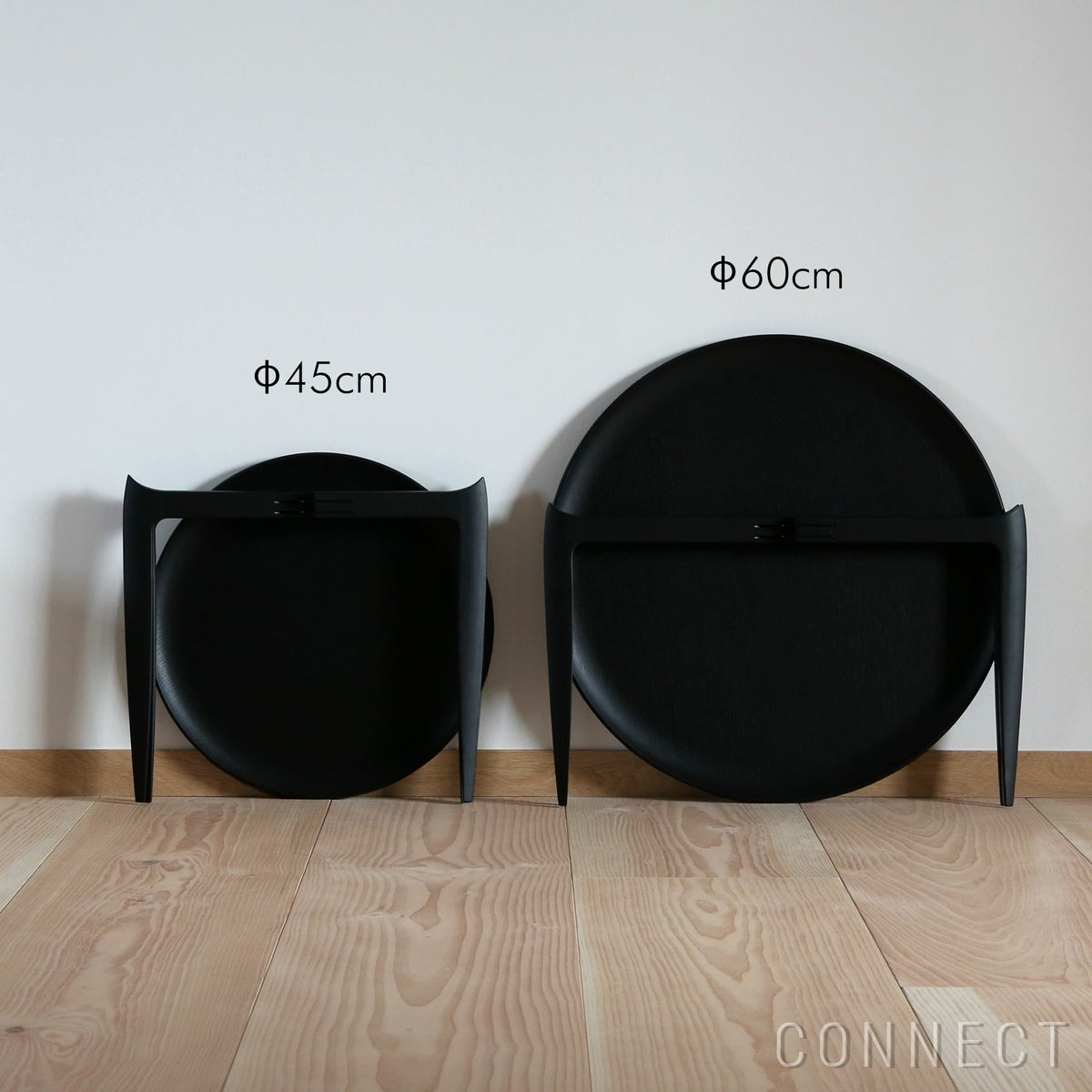 FRITZ HANSEN（フリッツ・ハンセン） / TRAY TABLE（トレイテーブル） / 折りたたみ式トレイテーブル / φ60cm / ブラック