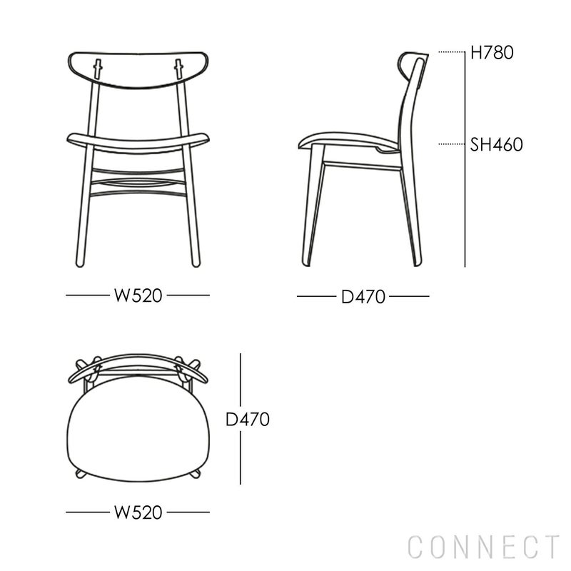 CARL HANSEN & SON（カール・ハンセン＆サン） / CH30P / オーク材・オイル仕上げ / Sif 93 / ダイニングチェア