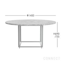 FRITZ HANSEN（フリッツ・ハンセン） / PK54（ピーケー54） / ファウスケ大理石 ロール仕上げ（グレーホワイト） / ダイニングテーブル / Φ140cm