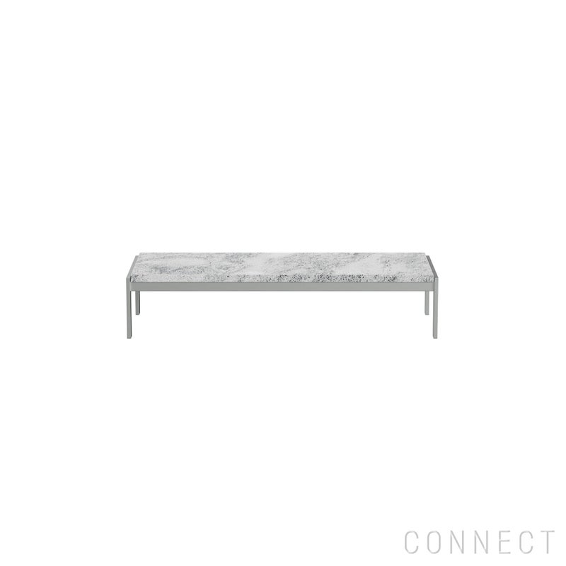 FRITZ HANSEN（フリッツ・ハンセン） / PK62（ピーケー62） / ファウスケ大理石 ロール仕上げ（グレーホワイト） / コーヒーテーブル / 80×27cm