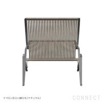 FRITZ HANSEN（フリッツ・ハンセン） / PK25（ピーケー25） / ナイロン芯入り麻ひも / マットクロームスプリングスチール