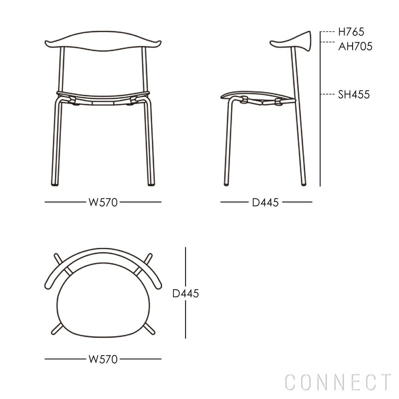 CARL HANSEN & SON（カール・ハンセン＆サン） / CH88P / オーク材・オイル仕上げ / Loke 7240 / ダイニングチェア