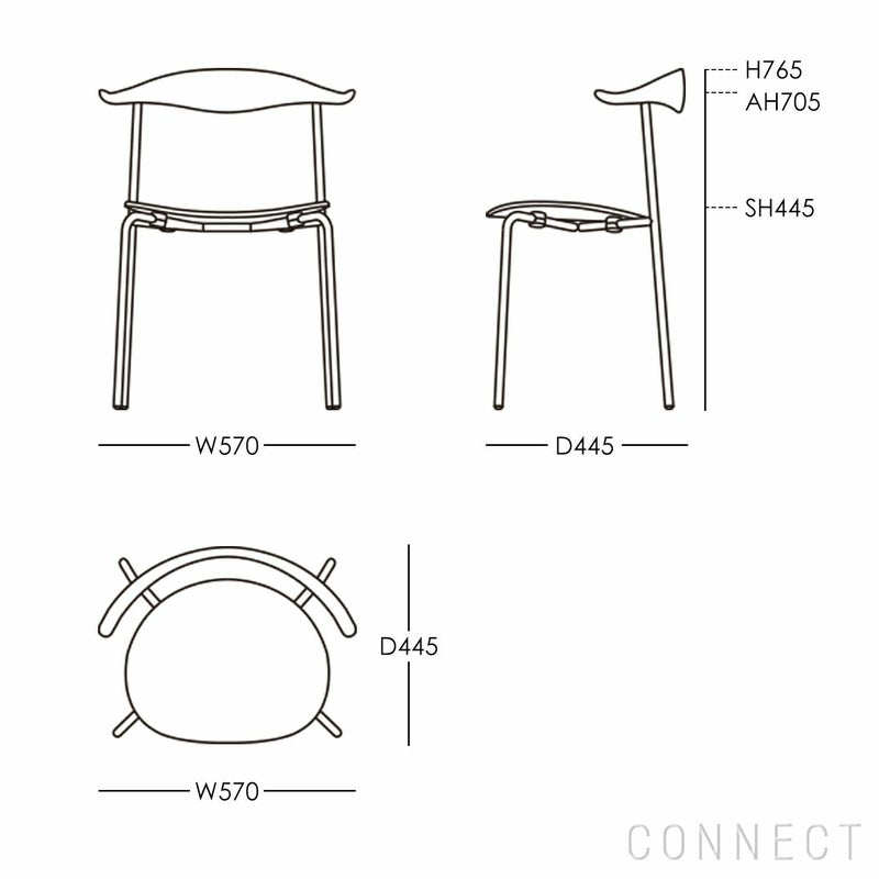 CARL HANSEN & SON（カール・ハンセン＆サン） / CH88P / オーク材・ソープ仕上げ / Thor 307 / ダイニングチェア