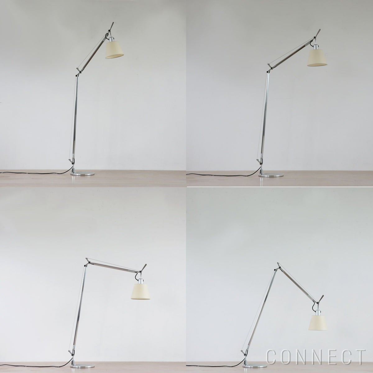 Artemide（アルテミデ） / Tolomeo Basculante Reading Floor（トロメオ バスクランテ リーディング フロア） / フロアランプ