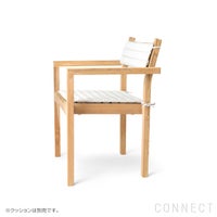 CARL HANSEN & SON （カール・ハンセン＆サン） / AH502 Outdoor Dining Chair with Armrest（AHアウトドアシリーズ） / チーク材・無塗装 / ダイニングチェア
