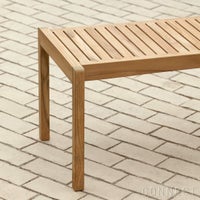 CARL HANSEN & SON （カール・ハンセン＆サン） / AH912 Outdoor Table Bench（AHアウトドアシリーズ） / チーク材・無塗装 / ベンチ