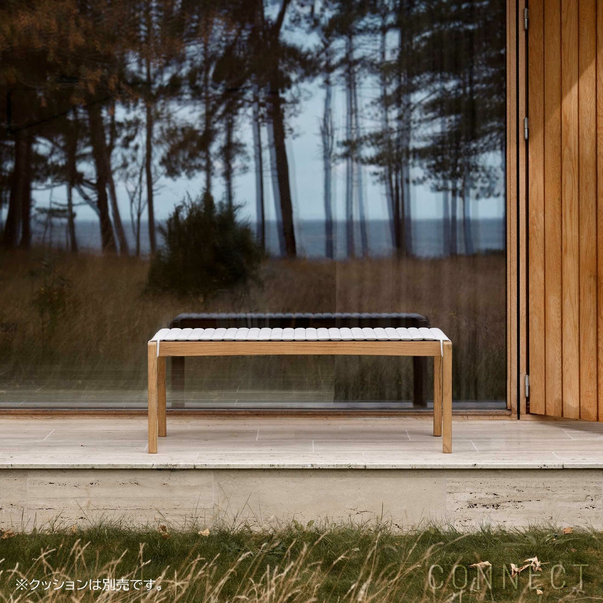 CARL HANSEN & SON （カール・ハンセン＆サン） / AH912 Outdoor Table Bench（AHアウトドアシリーズ） / チーク材・無塗装 / ベンチ
