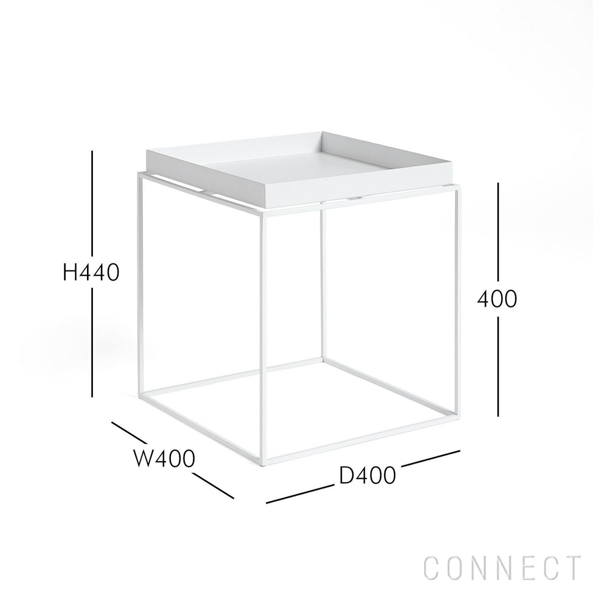 HAY（ヘイ） / TRAY TABLE（トレイテーブル） / ホワイト / Mサイズ / サイドテーブル