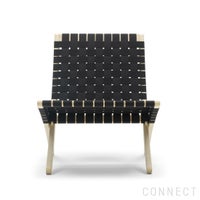 CARL HANSEN & SON （カール・ハンセン＆サン） / MG501 キューバチェア / オーク材・ソープ仕上げ・ブラックコットンウェビング / ラウンジチェア