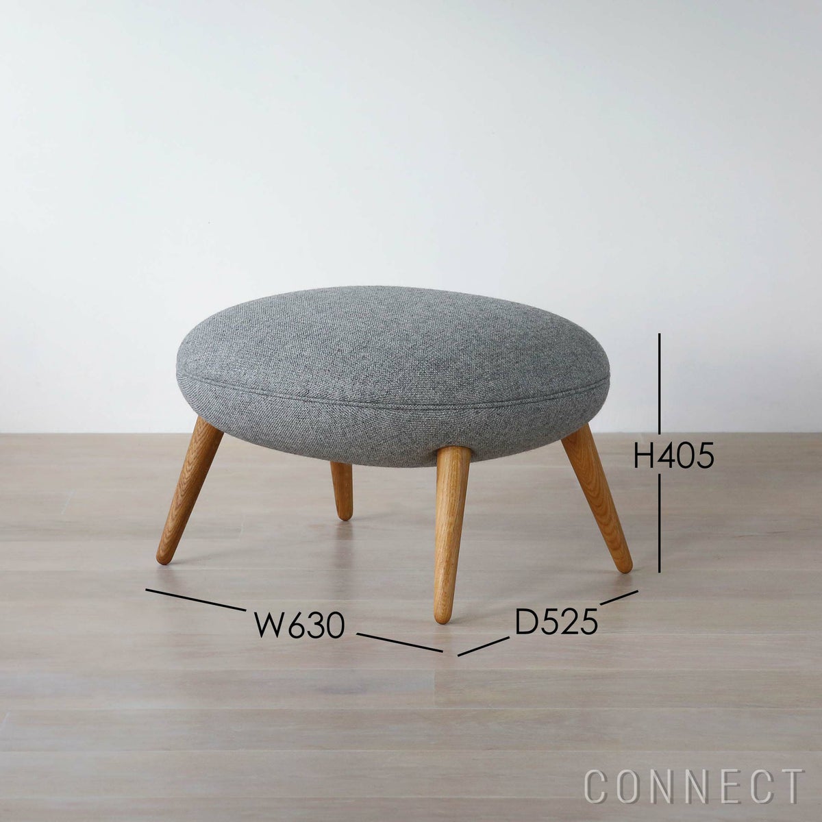 FREDERICIA（フレデリシア） / Swoon Lounge Armchair（スウーンラウンジアームチェア） / Model 1770 / オーク材・オイル仕上げ / Hallingdal 130（ハリンダル）