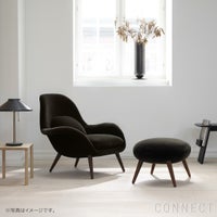 FREDERICIA（フレデリシア） / Swoon Lounge Armchair（スウーンラウンジアームチェア） / Model 1770 / オーク材・オイル仕上げ / Hallingdal 130（ハリンダル）