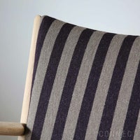 PP Mobler（PPモブラー） / PP16 / オーク材・ソープ仕上げ / Blans Strib（ブランズストライプ） / ラウンジチェア