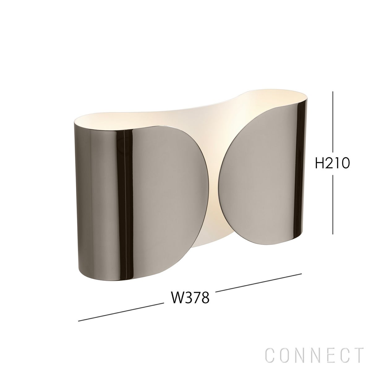 FLOS（フロス） / FOGLIO（フォリオ） / ブラックニッケル / ウォールランプ 【要電気工事】