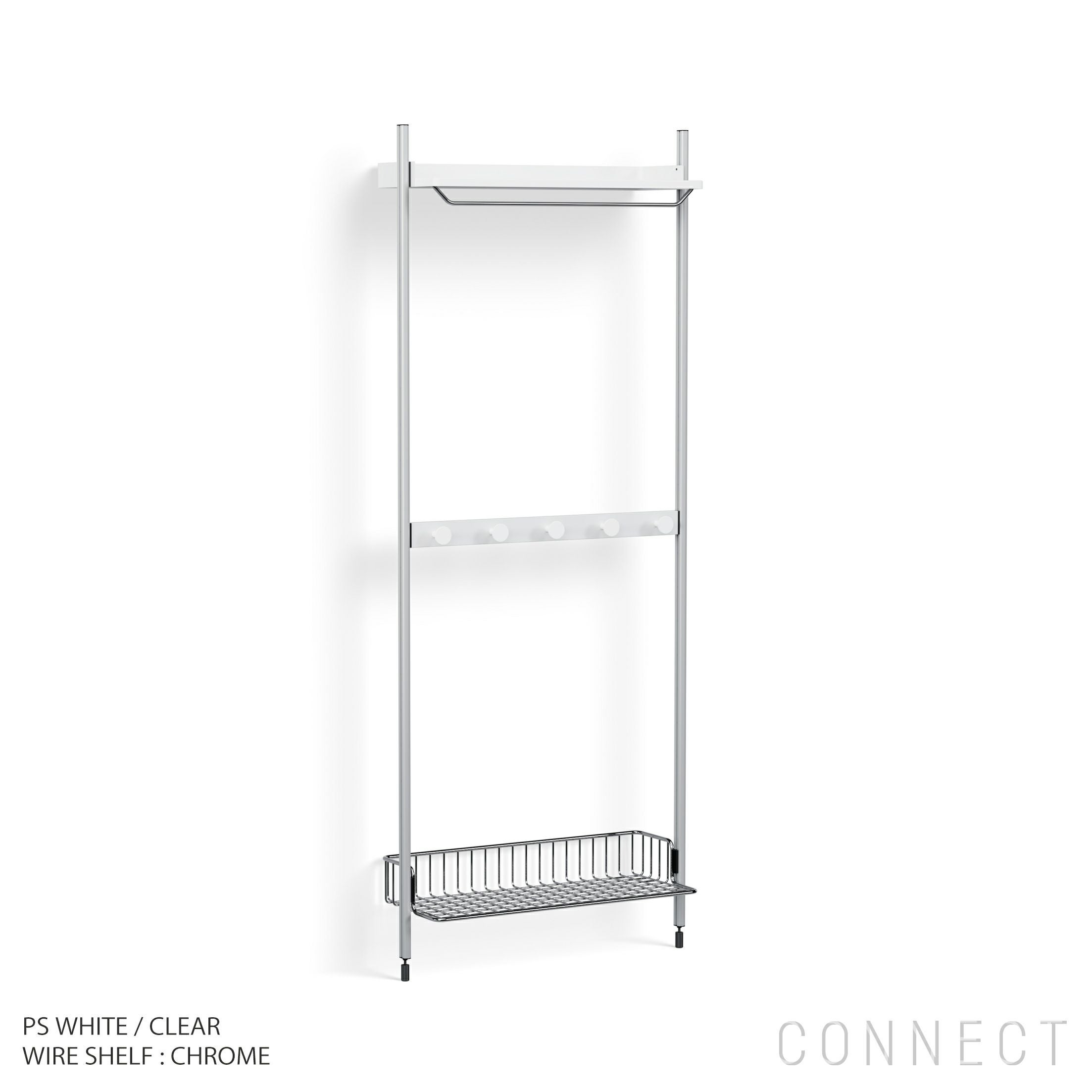HAY（ヘイ） / LOOP STAND HALL（ハンガーラック） / ホワイト | CONNECT
