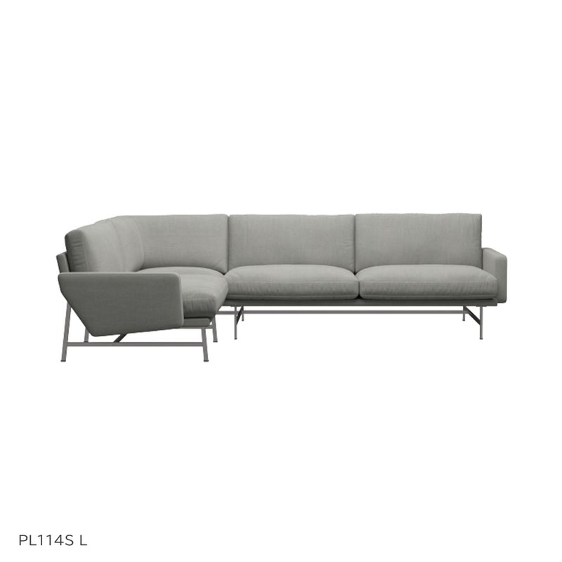【ソファキャンペーン pt10倍】FRITZ HANSEN（フリッツ・ハンセン） / LISSONI（リッソーニソファ） / PL114S L（左用） / 4シーター コーナーソファ / Sunniva 153（スニバ）ライトグレー《クラシックスロープレゼント》