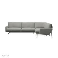 【ソファキャンペーン pt10倍】FRITZ HANSEN（フリッツ・ハンセン） / LISSONI（リッソーニソファ） / PL114S R（右用） / Sunniva 153（スニバ）ライトグレー《クラシックスロープレゼント》