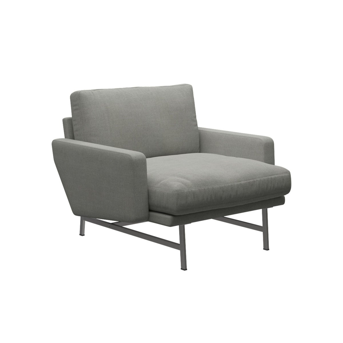 FRITZ HANSEN（フリッツ・ハンセン） / LISSONI（リッソーニソファ） / PL111S / ラウンジチェア / Sunniva 153（スニバ）ライトグレー