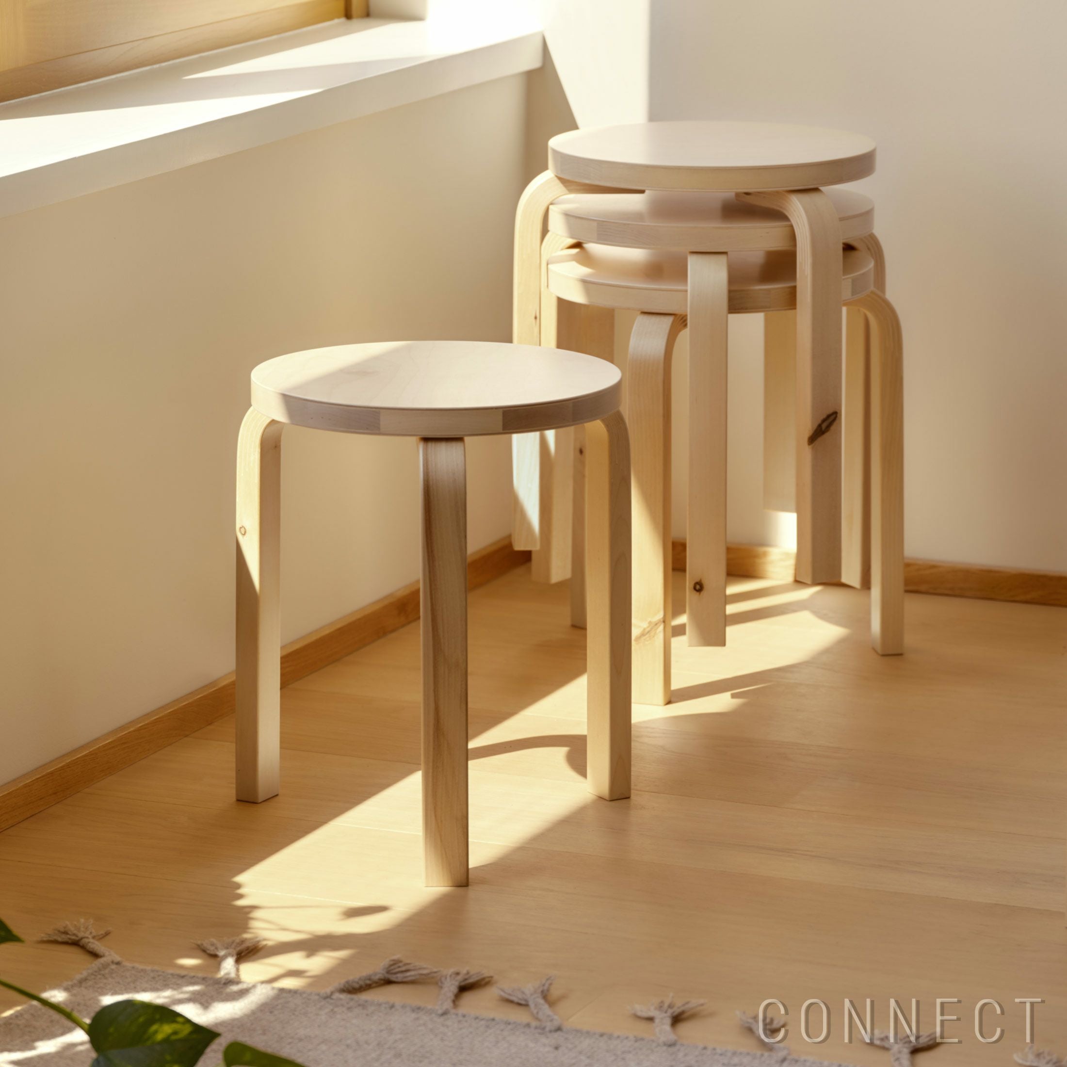 STOOL 60 Wild Birch Artek スツール Villi│正規販売店 CONNECT