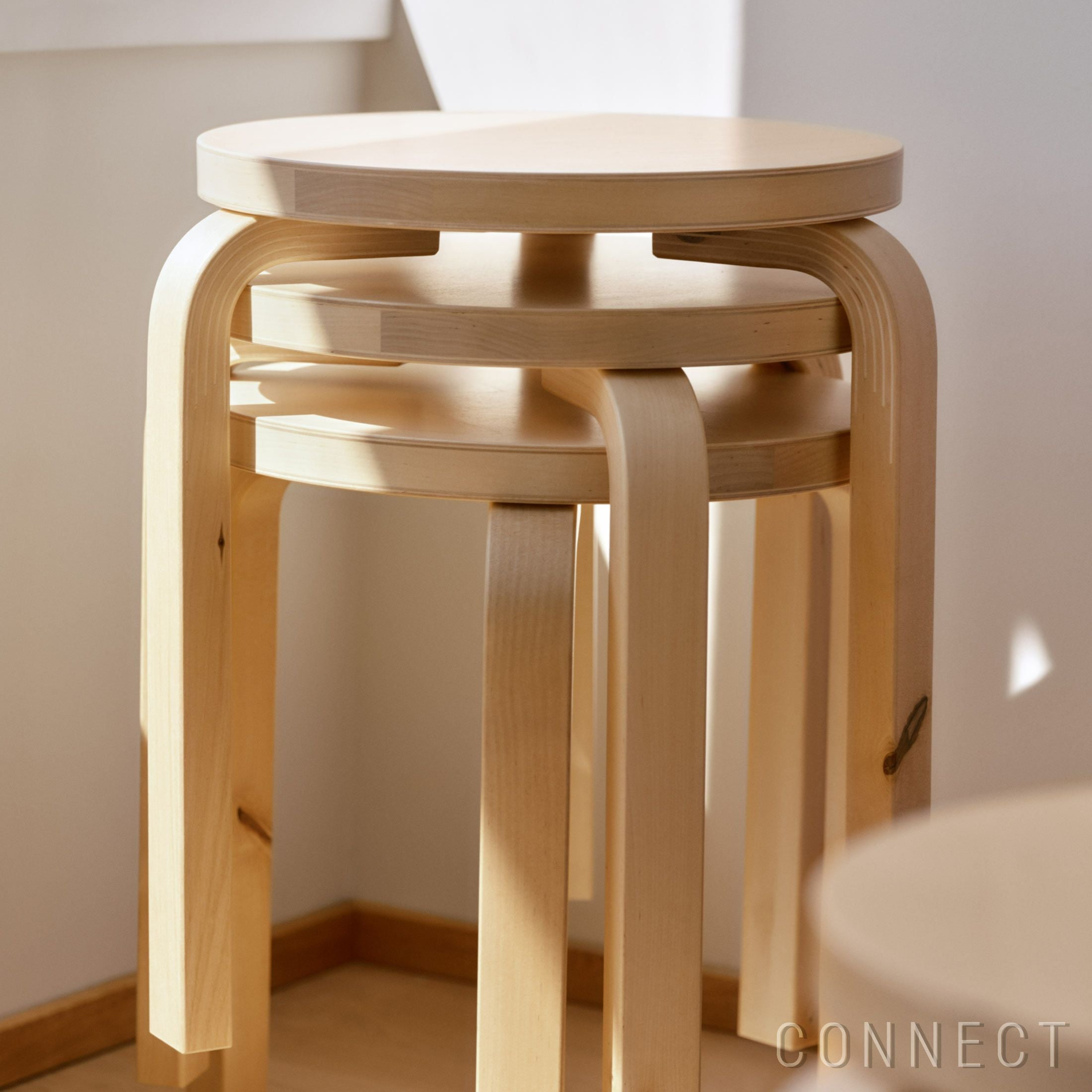 STOOL 60 Wild Birch Artek スツール Villi│正規販売店 CONNECT