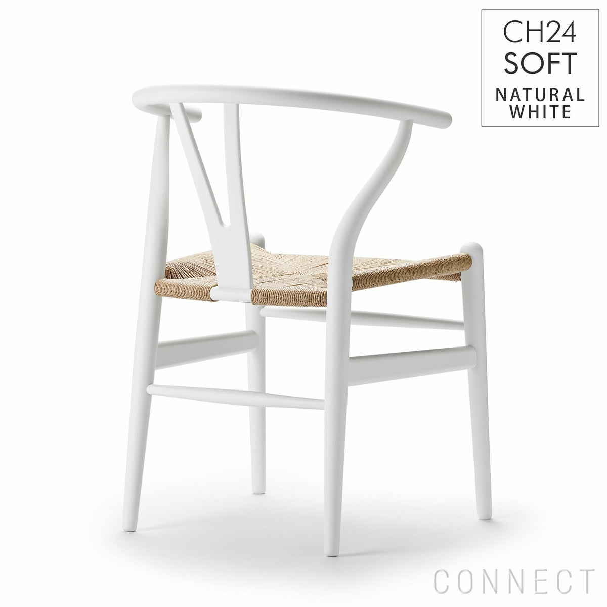 【ポイント10倍】CARL HANSEN & SON （カール・ハンセン＆サン） / CH24 SOFT / NATURAL WHITE（ナチュラルホワイト） / Yチェアソフト（ワイチェア） ビーチ材・マットカラー / SH43cm