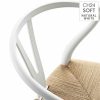 【ポイント10倍】CARL HANSEN & SON （カール・ハンセン＆サン） / CH24 SOFT / NATURAL WHITE（ナチュラルホワイト） / Yチェアソフト（ワイチェア） ビーチ材・マットカラー / SH43cm