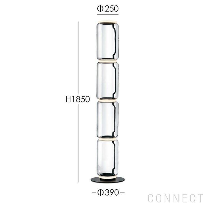 FLOS（フロス） / NOCTAMBULE F4（ノクタンブルF4） LOW CYLINDERS SMALL BASE / フロアランプ