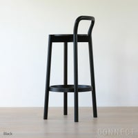 【アウトレット】Karimoku New Standard（カリモクニュースタンダード） / CASTOR BARSTOOL High with backrest（キャストールバースツール ハイ ウィズ バックレスト） / ブラック