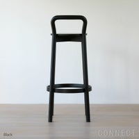 【アウトレット】Karimoku New Standard（カリモクニュースタンダード） / CASTOR BARSTOOL High with backrest（キャストールバースツール ハイ ウィズ バックレスト） / ブラック